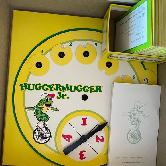 huggermugger | Toys | Huggermugger Jr Board Game Complete Vintage 992 ...